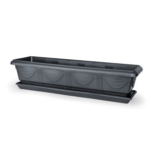 JARDINEIRA 35 CM PRETO