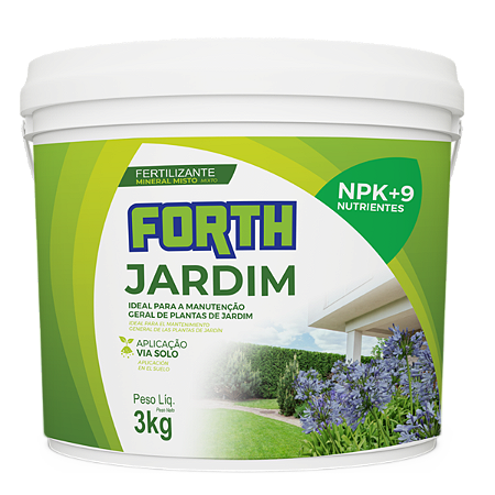 Adubo Fertilizante Forth Jardim NPK+9 - 3kg
