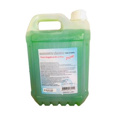 Sabonete Liquido Zilar Erva Doce Verde 5l - SuperLimpinho - O