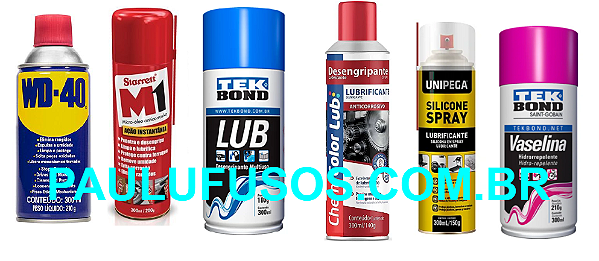 Óleos Desengripantes e Lubrificantes Spray