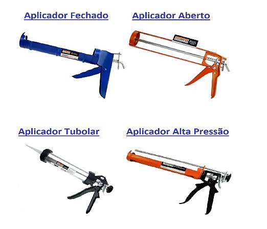 Aplicadores para Colas, Selantes e Silicones em Tubo (Pistola)