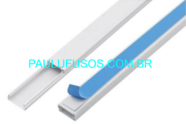 Canaleta 2mts com fita adesiva