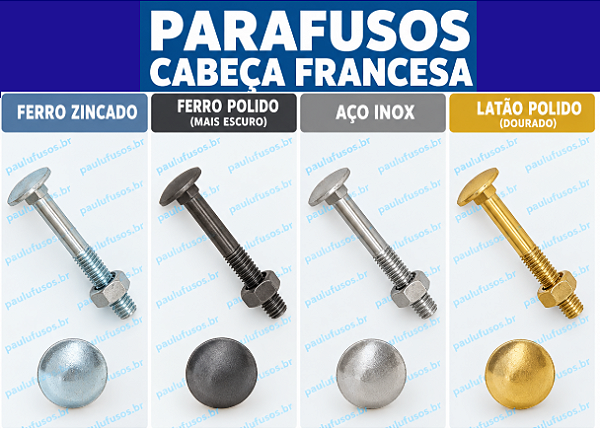 Parafusos Francês (Cabeça francesa)