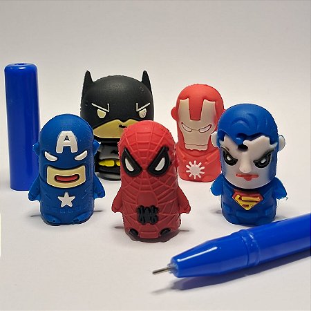 Canetas Super Heróis