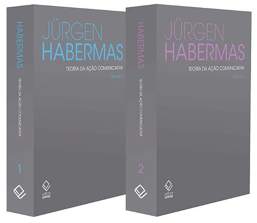 TEORIA DA AÇÃO COMUNICATIVA - 2 VOLUMES - HABERMAS, JURGEN