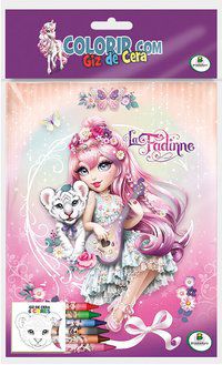 COLORIR COM GIZ DE CERA: LA FADINNE - AUTOR(A): FERRINHO, TATIANE (LA FADINNE)