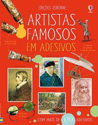 ARTISTAS FAMOSOS EM ADESIVOS - USBORNE PUBLISHING