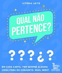 QUAL NÃO PERTENCE? - LEITE, VITÓRIA