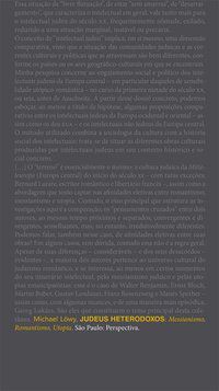 JUDEUS HETERODOXOS - AUTOR(A): LÖWY, MICHAEL