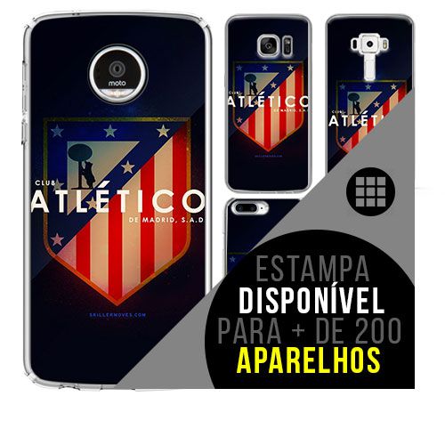 Capa de celular - Atlético de Madrid 4 [disponível para + de 200 aparelhos]
