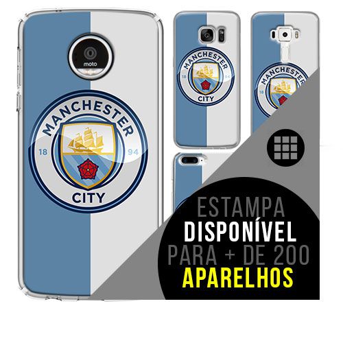 Capa de celular - Manchester City 3 [disponível para + de 200 aparelhos]