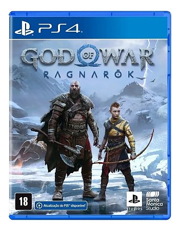 God Of War Ragnarok Ps4 Game Físico Dublado Português Br (Recondicionado)