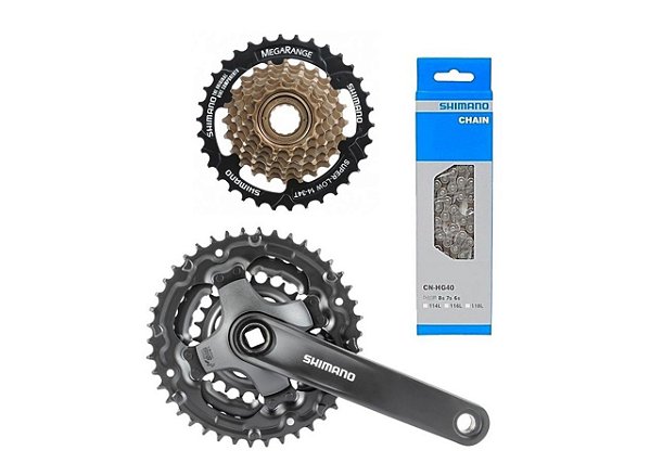 Conjunto pedivela shimano Clearance