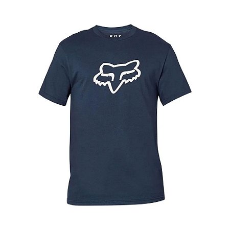 Camiseta Fox Legacy Fox Head SS Azul Midnight - Webtrilhas - Equipamentos  de Bike e Motocross