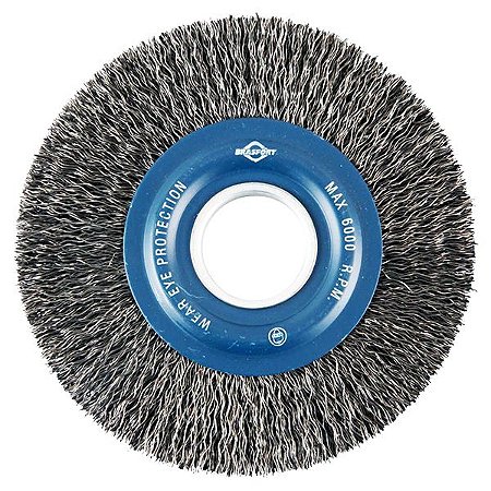 ESCOVA DE AÇO CIRCULAR 6″ x 3/4″