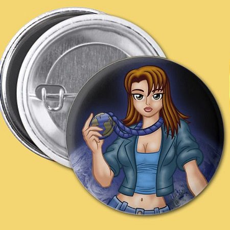 Bóton Medalha Zero da Personagem Pandora
