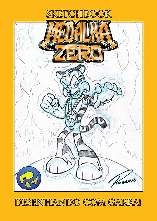 Sketchbook Medalha Zero - Desenhando com Garra!