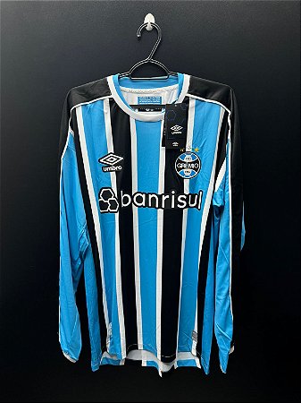 CAMISA DO  GRÊMIO 2023 TRICOLOR S/N (manga Longa) - P