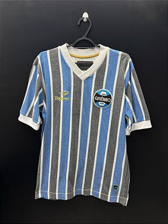 CAMISA DO GRÊMIO 1983 RETRÔ TOPPER TRICOLOR #7 - G