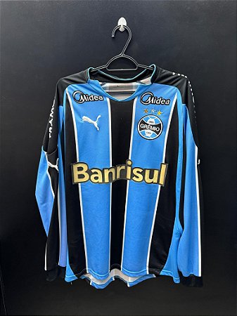 CAMISA DO GRÊMIO 2010 TRICOLOR #7 -G  (MANGA LONGA)