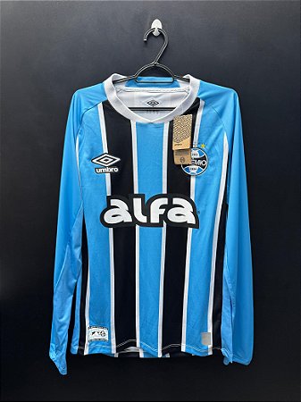 CAMISA DO GRÊMIO 2025 TRICOLOR ALFA S/N (MANGA LONGA) - GG