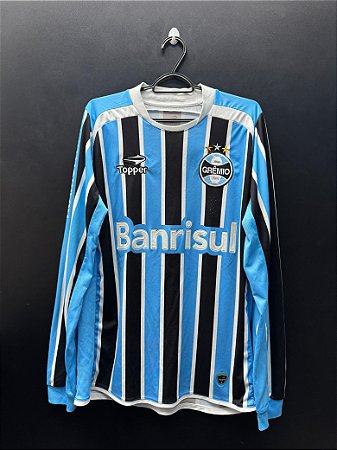 CAMISA DO GRÊMIO 2011 TRICOLOR #7 - G (MANGA LONGA)