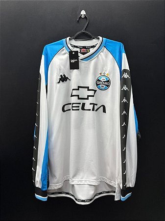 CAMISA DO GRÊMIO 2000 BRANCA CELTA #10 - GG (MANGA LONGA)