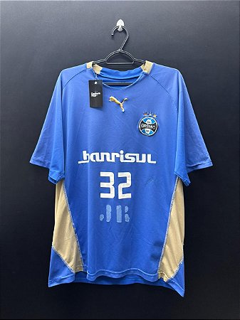CAMISA DO GRÊMIO 2005 TREINO AZUL #32 - GG