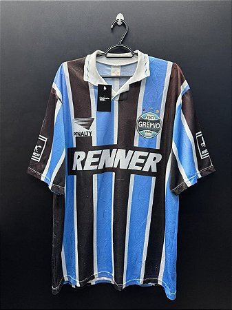 CAMISA DO GRÊMIO 1995 TRICOLOR #6 - GG (BORDA AZUL)