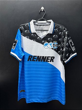 CAMISA DO GRÊMIO 1996 NEGRESCO RETRO LICENCIADA