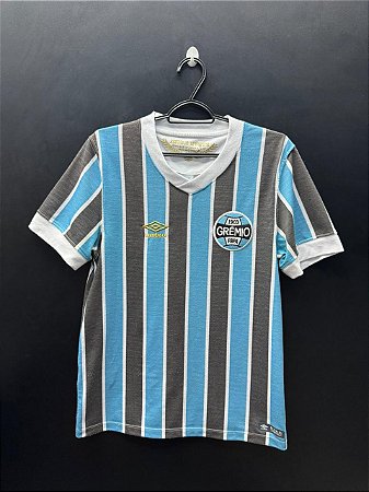 CAMISA DO GRÊMIO RETRO UMBRO 1983 TRICOLOR #7  - P