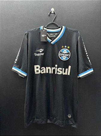 CAMISA DO GRÊMIO 2013 PRETA #15 BRESSAN - G