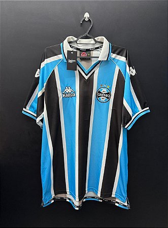 CAMISA DO GRÊMIO 2001 TRICOLOR S/ PATROCÍNIO #9 - G