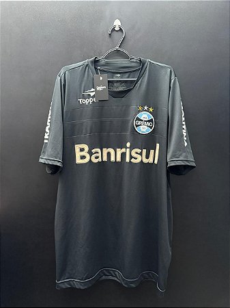 CAMISA DO GRÊMIO 2011 PRETA #3 GILBERTO SILVA - GG