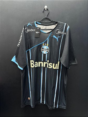 CAMISA DO GRÊMIO 2010 PRETA #7 JONAS - 3G