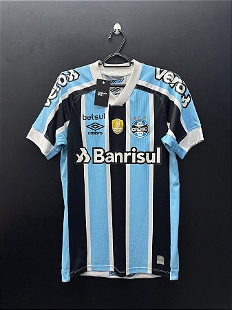 CAMISA DO GRÊMIO 2021 TRICOLOR #17 G. AZEVEDO - P