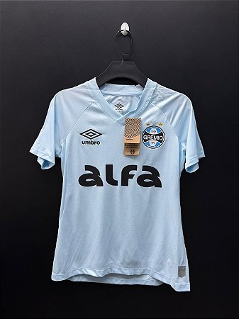 CAMISA DO GRÊMIO 2025 CELESTE TORCEDORA ALFA S/N - (FEMININA)
