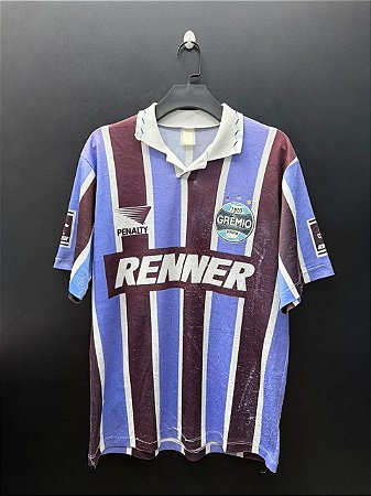 CAMISA DO GRÊMIO 1995 TRICOLOR #7 - G (BORDA AZUL)