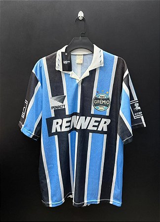 CAMISA DO GRÊMIO 1995 TRICOLOR #9 - G (BORDA AZUL)