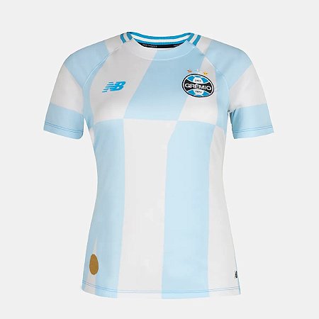 CAMISA DO GRÊMIO 2026 BRANCA TORCEDORA (FEMININA)
