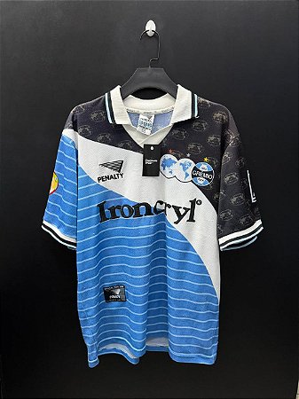 CAMISA DO GRÊMIO 1997 NEGRESCO IRONCRYL #19 - GG