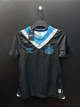 CAMISA DO GRÊMIO 2024 PRETA TORCEDORA S/N - P (FEMININA)