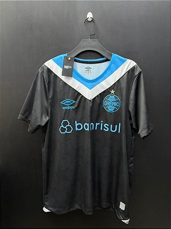 CAMISA DO GRÊMIO 2024 PRETA TORCEDOR S/N - G