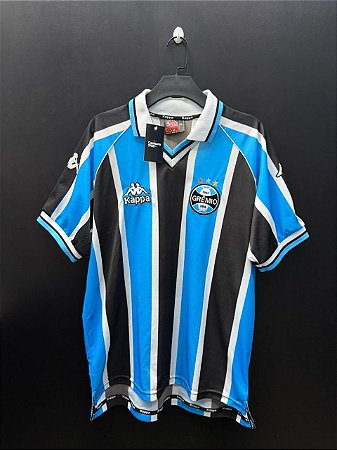 CAMISA DO GRÊMIO 2001 TRICOLOR #9 (S/ PATROCÍNIO) - P