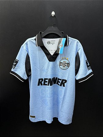 CAMISA DO GRÊMIO 1996 CELESTE RETRÔ LICENCIADA #10