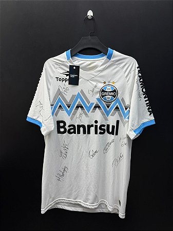 CAMISA DO GRÊMIO 2014 BRANCA #15 BRESSAN - G