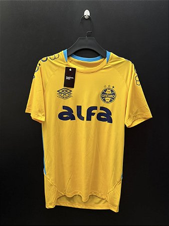 CAMISA DO GRÊMIO 2025 TREINO GOLEIRO AMARELA - P