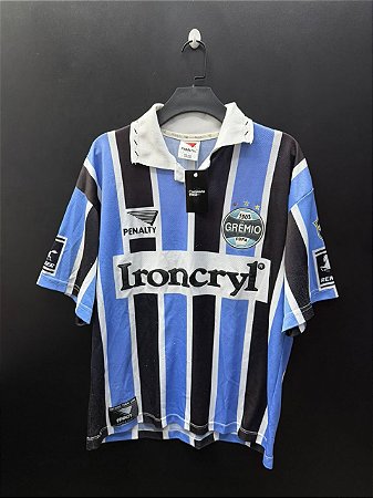 CAMISA DO GRÊMIO 1997 TRICOLOR #7 - GG (Encurtada)