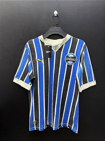 CAMISA DO GRÊMIO 1981 RETRO PUMA TRICOLOR #9 - GG