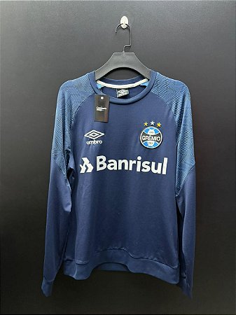 MOLETOM DO GRÊMIO 2018 TREINO MARINHO - M